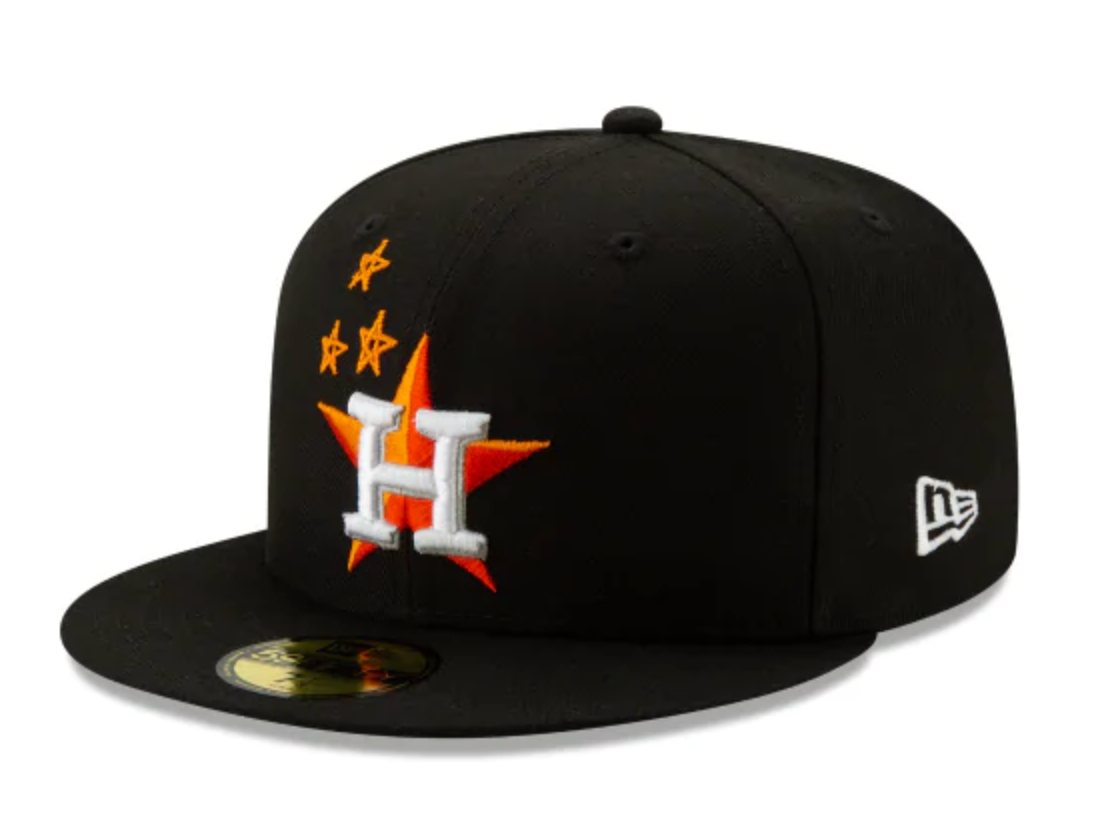 black astros fitted