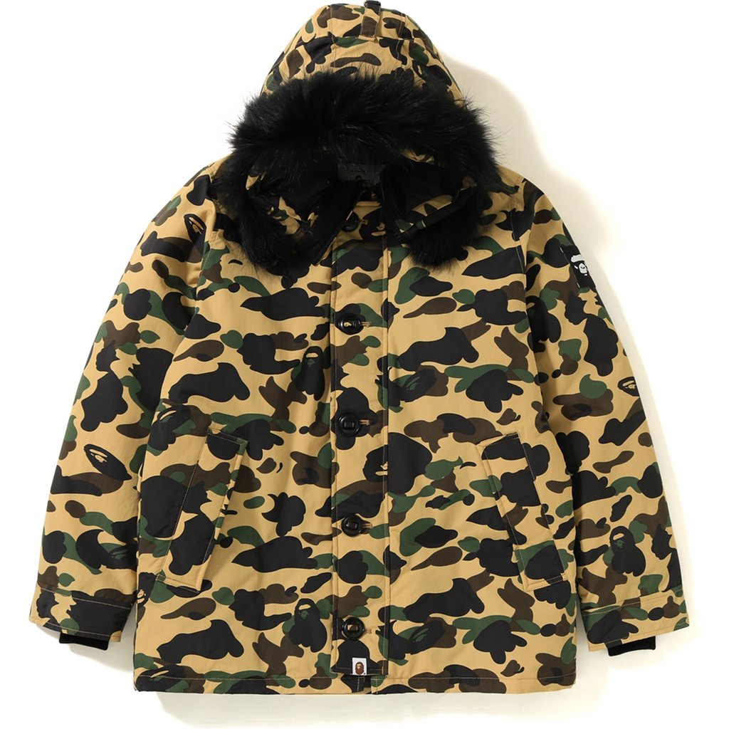 bape 1st camo down jacket