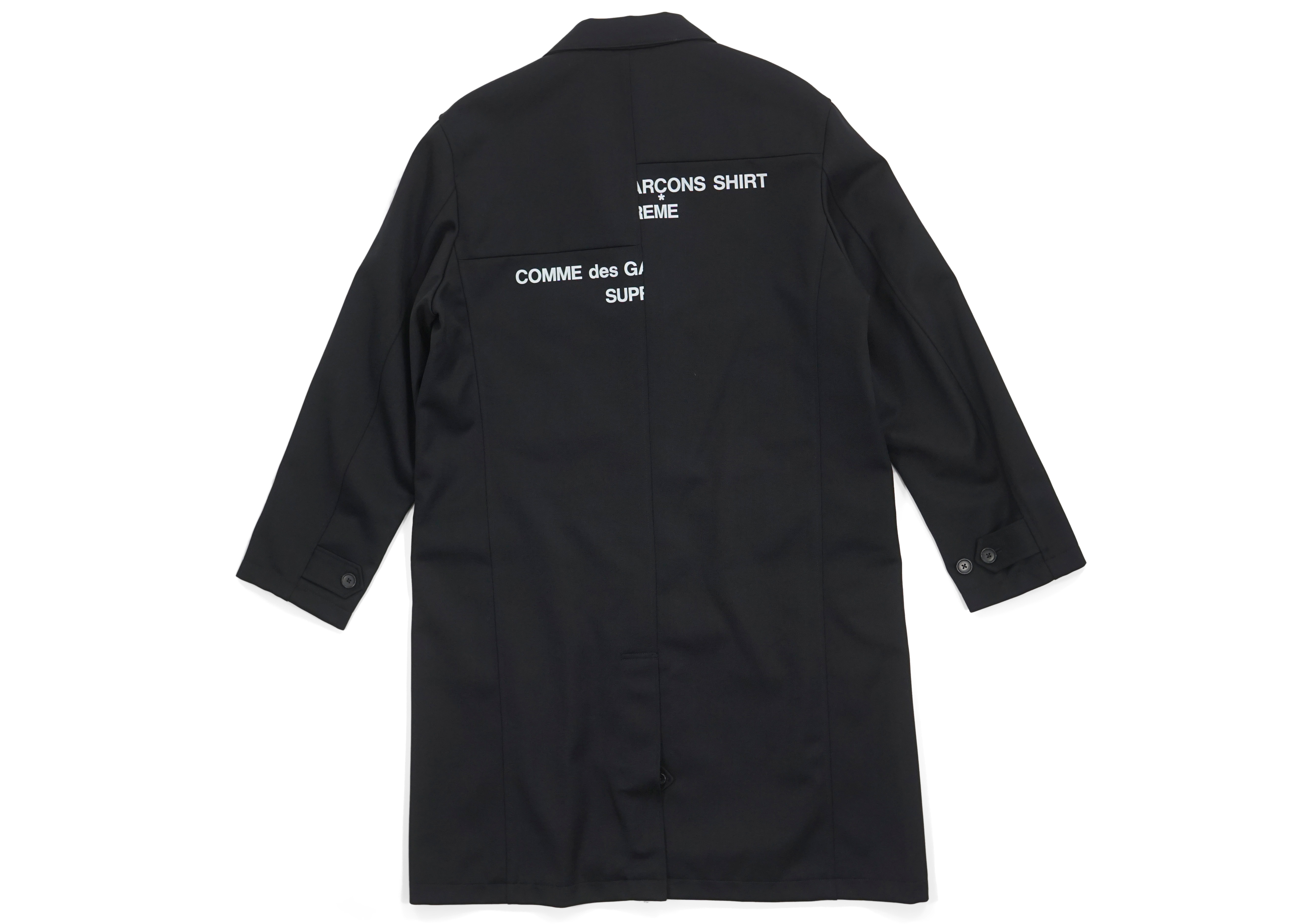 supreme cdg overcoat