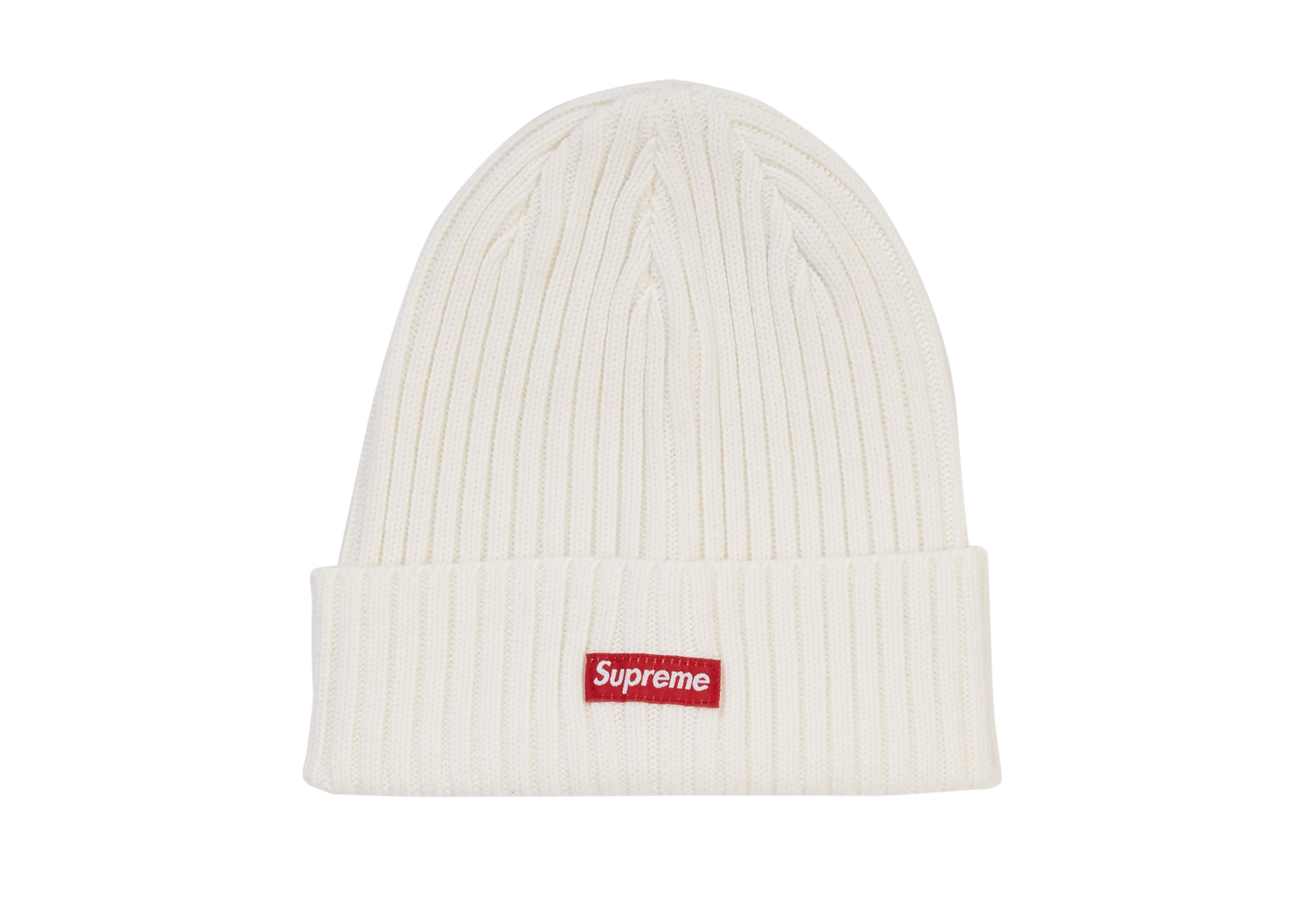 white supreme beanie
