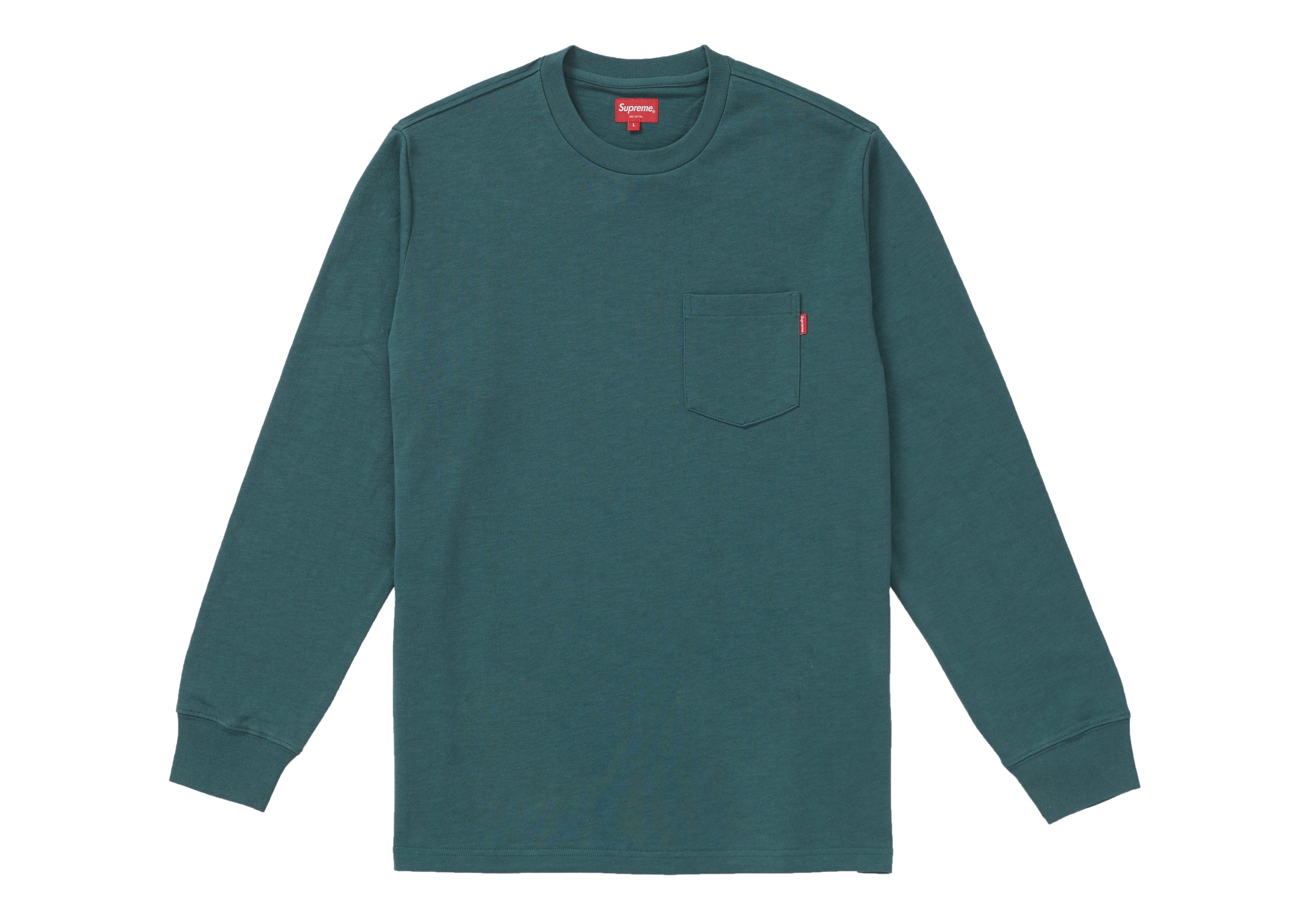 supreme ls pocket tee