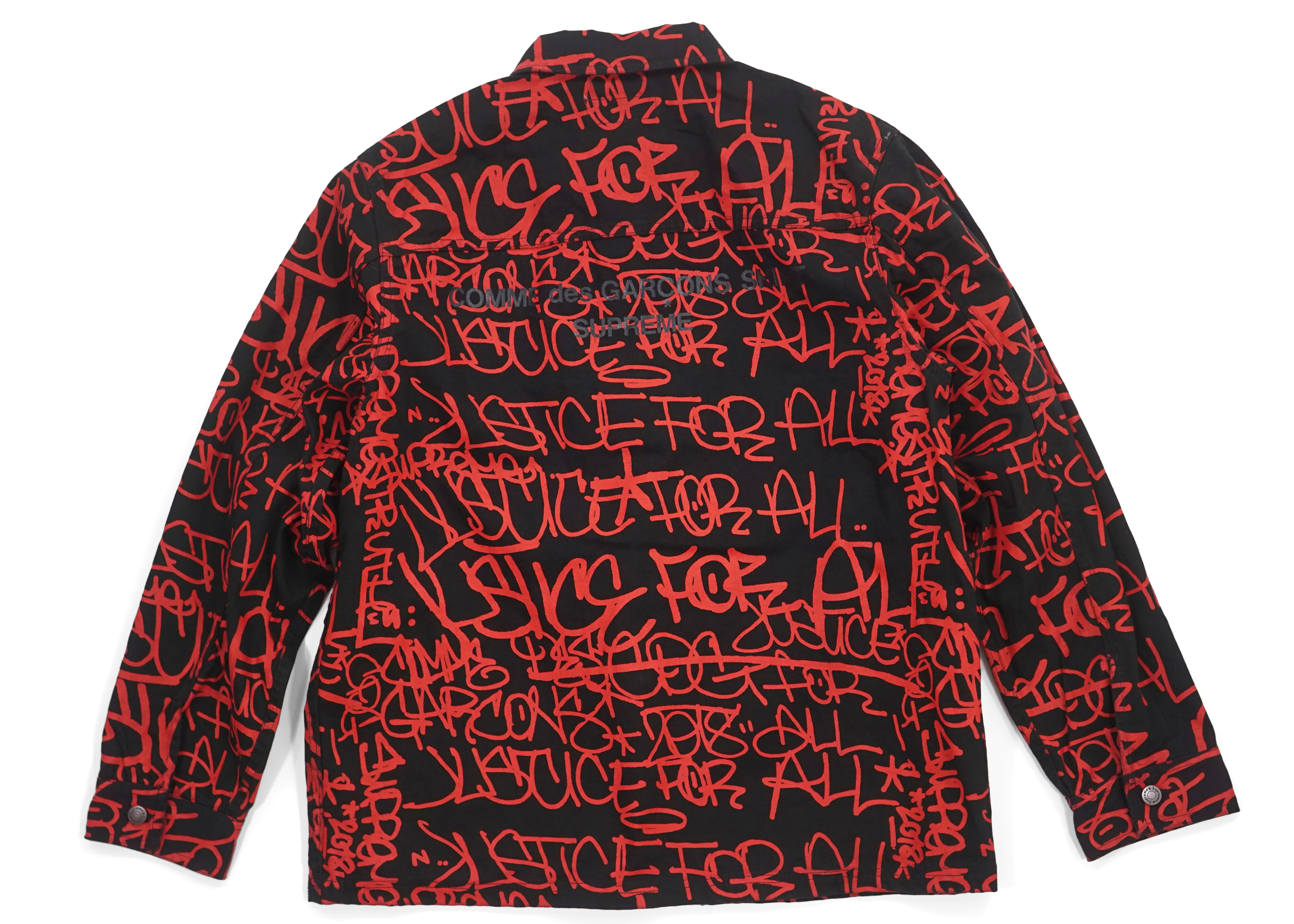 cdg supreme coat