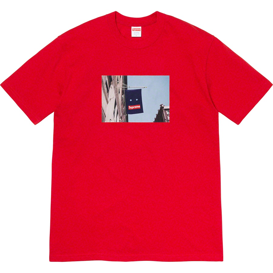 supreme banner tee
