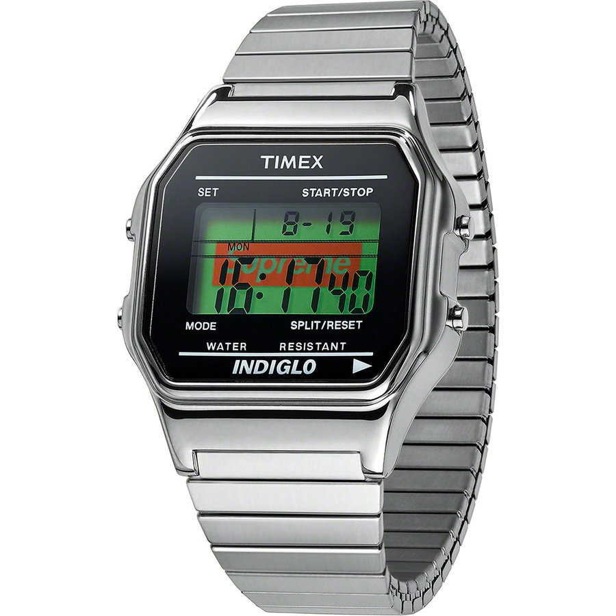 Supreme Timex Digital Watch Silver - Novelship