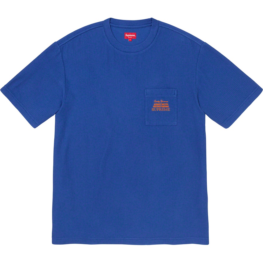 supreme waffle pocket tee