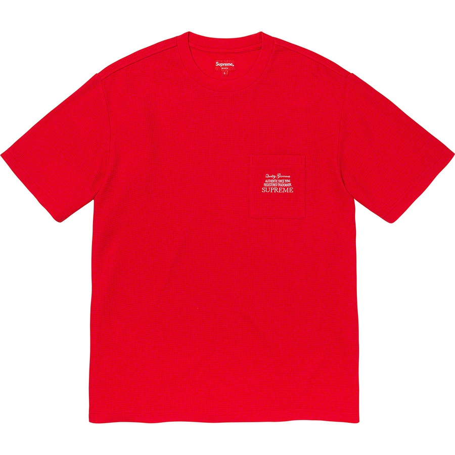 supreme waffle pocket tee