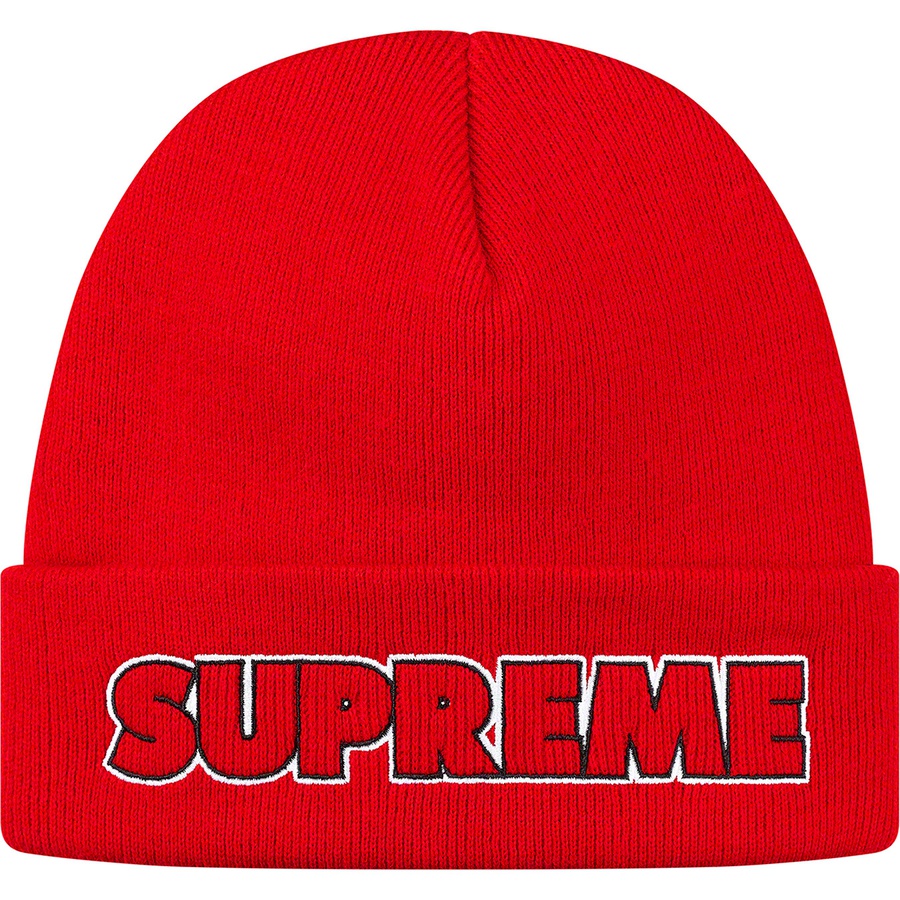 supreme outline beanie