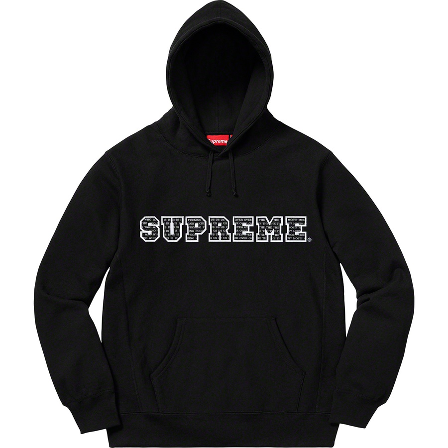 the most hooded sweatshirt supreme