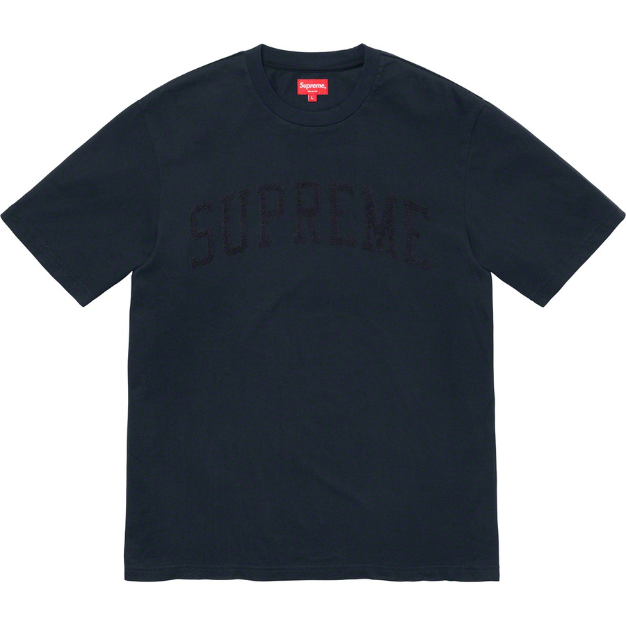 supreme chenille arc logo tee