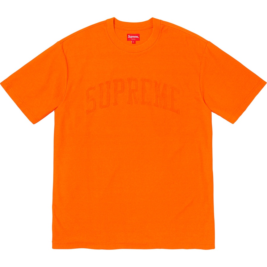 supreme chenille arc logo tee