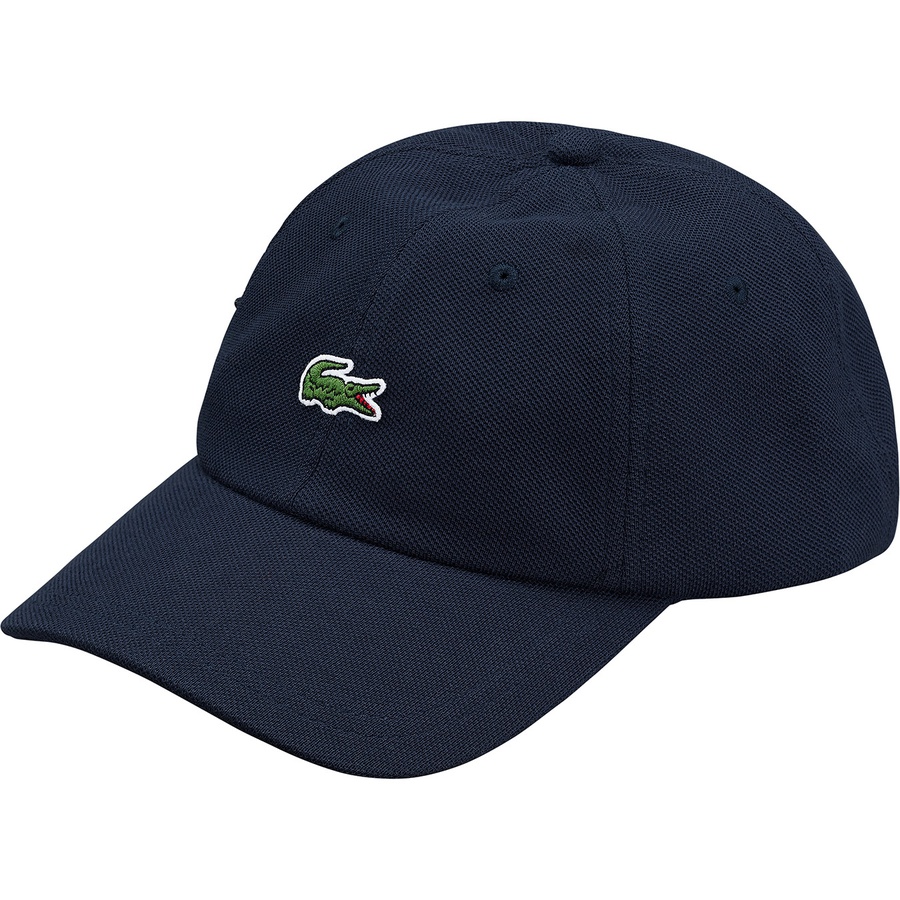 Supreme x Lacoste Pique 6‑Panel Navy 