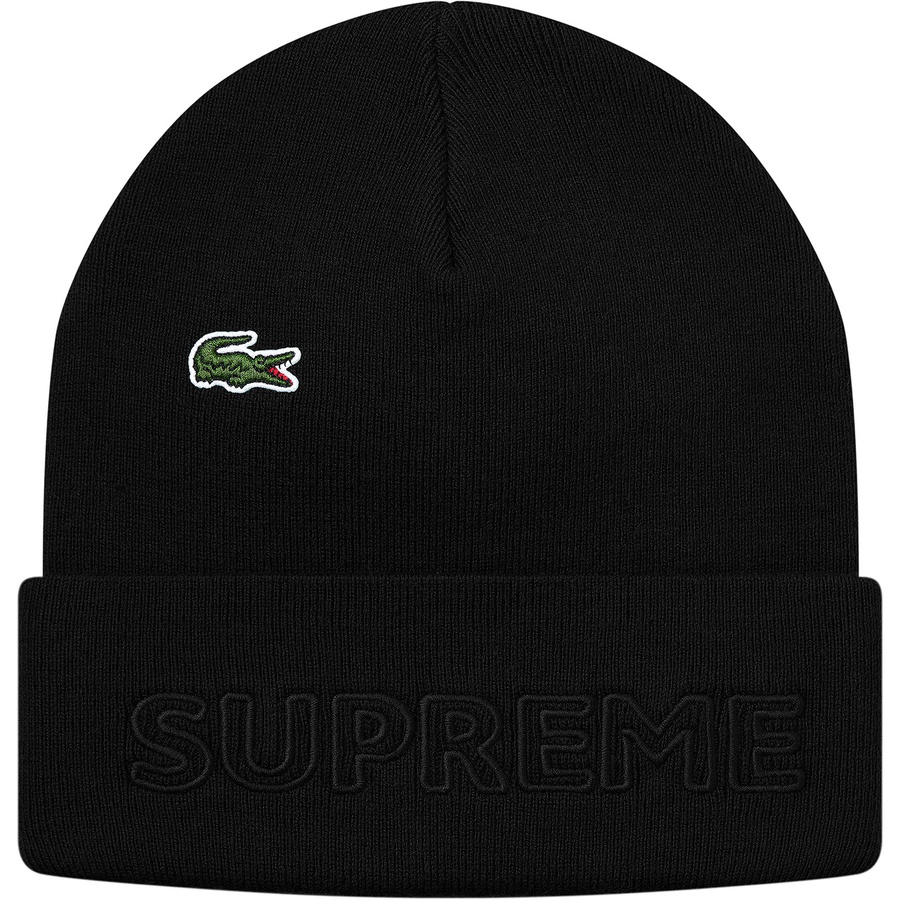 lacoste x supreme beanie