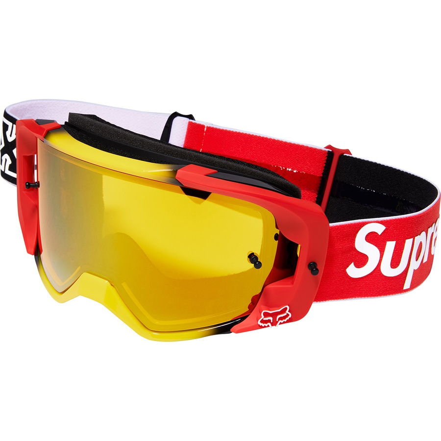 Supreme Honda Fox Racing Vue Goggles Moss Green 100% Authentic In hand 
