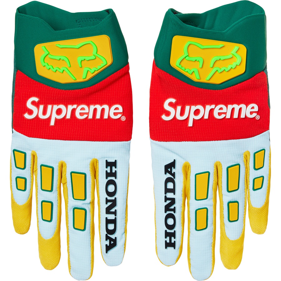 Supreme×HONDA×Racing Gloves ステッカー二枚付き-