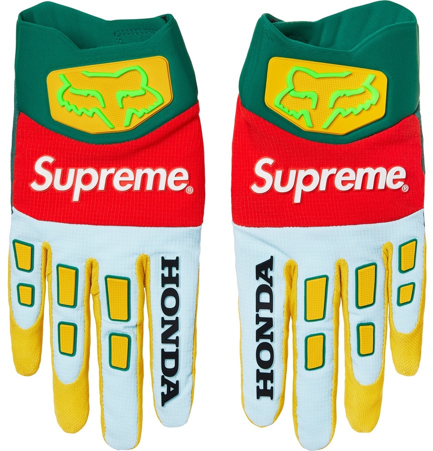 Supreme x Honda x Fox Racing Gloves Moss - Novelship