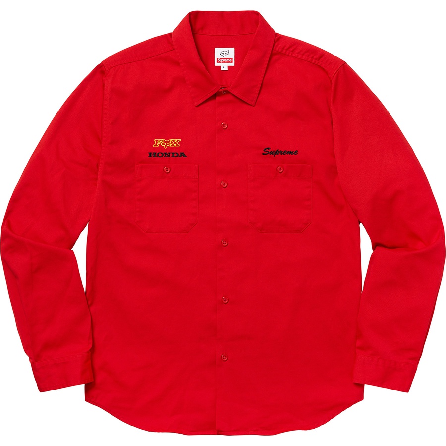 supreme honda work shirt