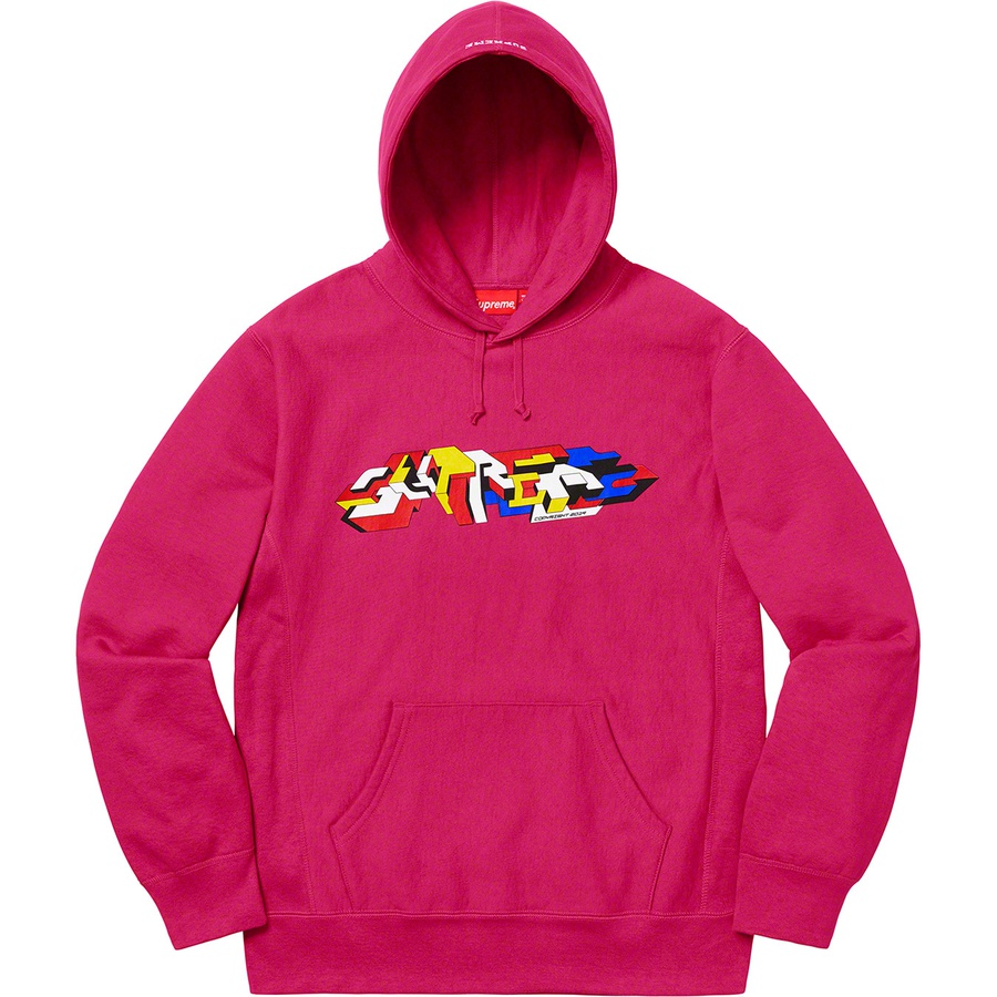 supreme delta logo hoodie