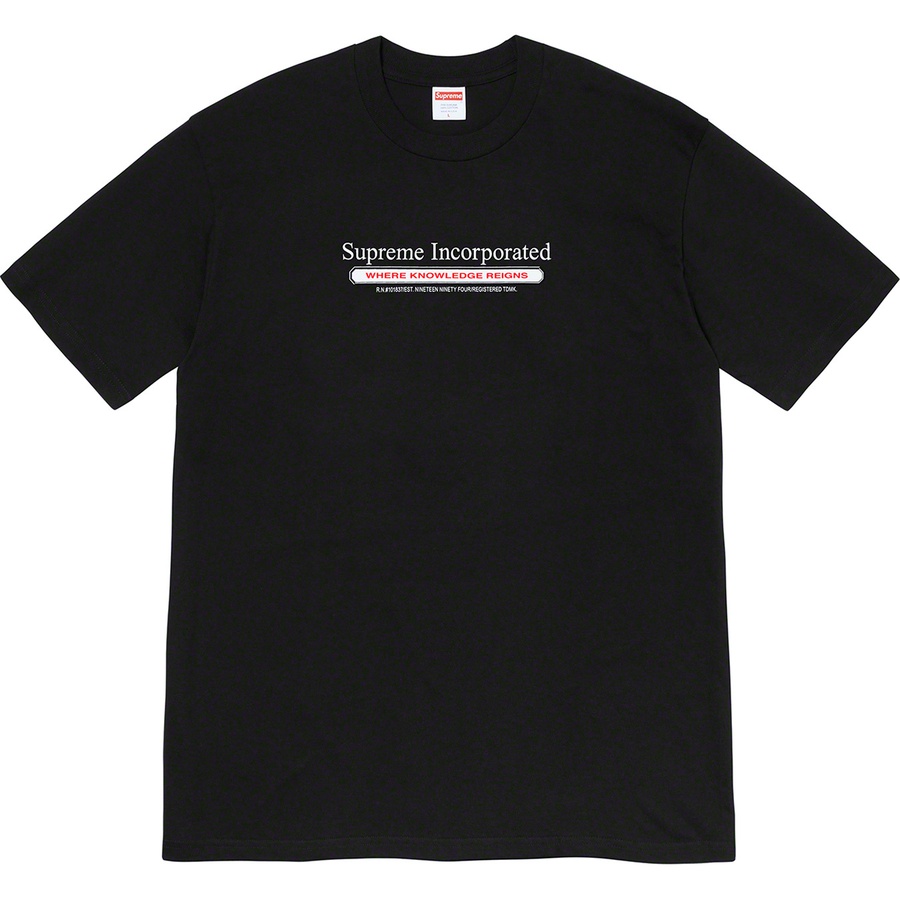 Supreme Inc. Tee Black - Novelship