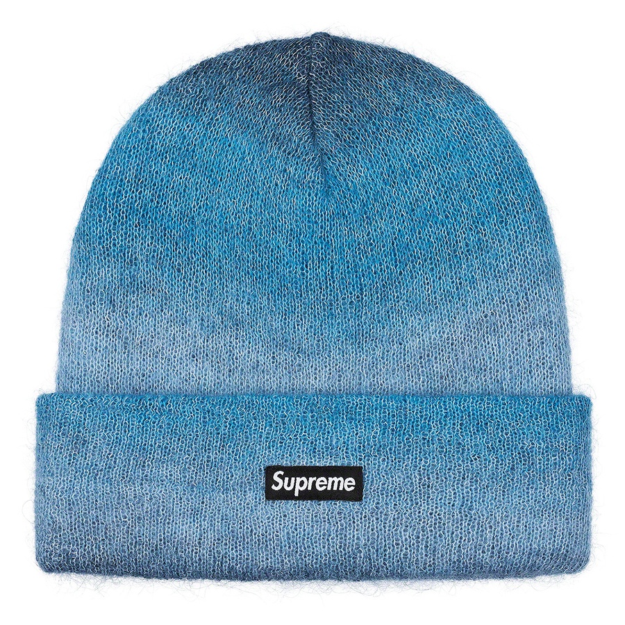 supreme mohair beanie white