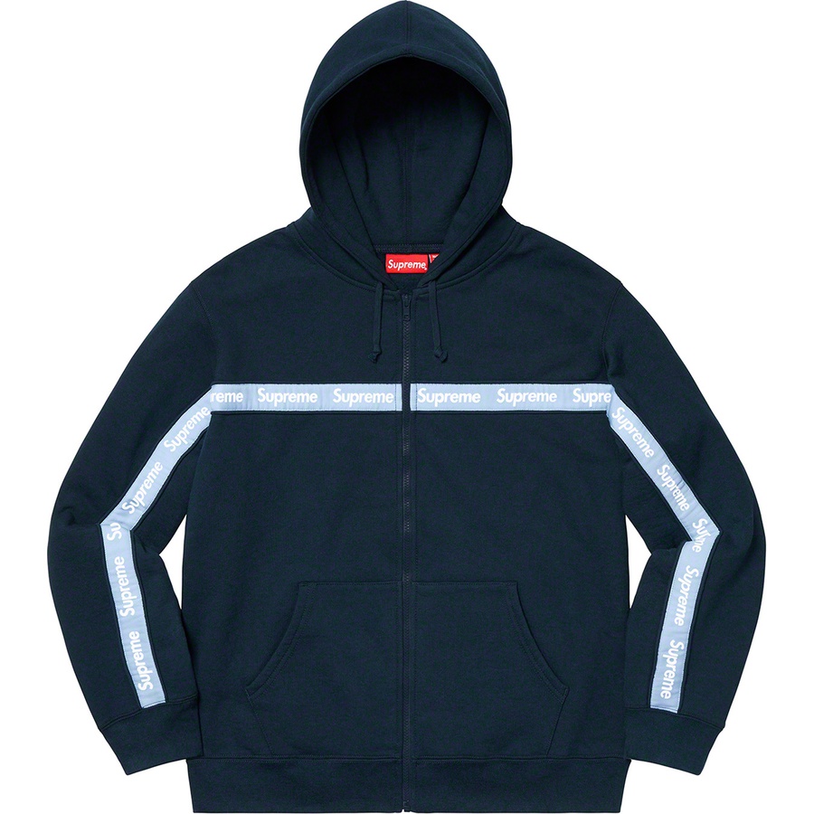 striped supreme hoodie