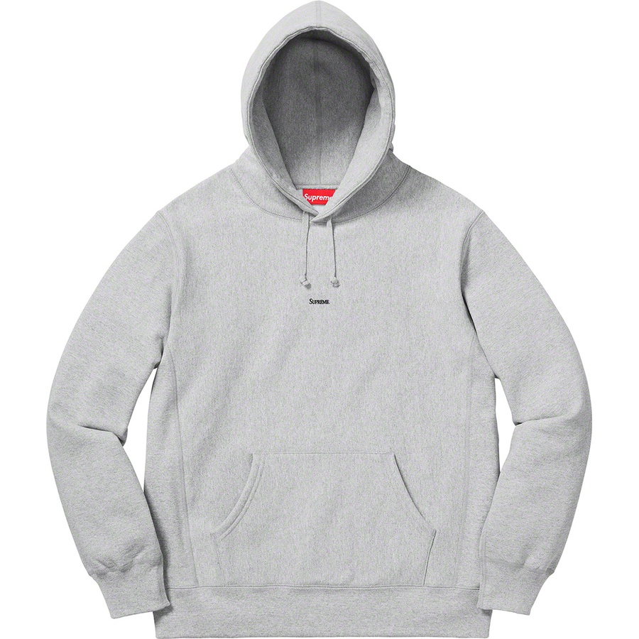 supreme micro logo hooded