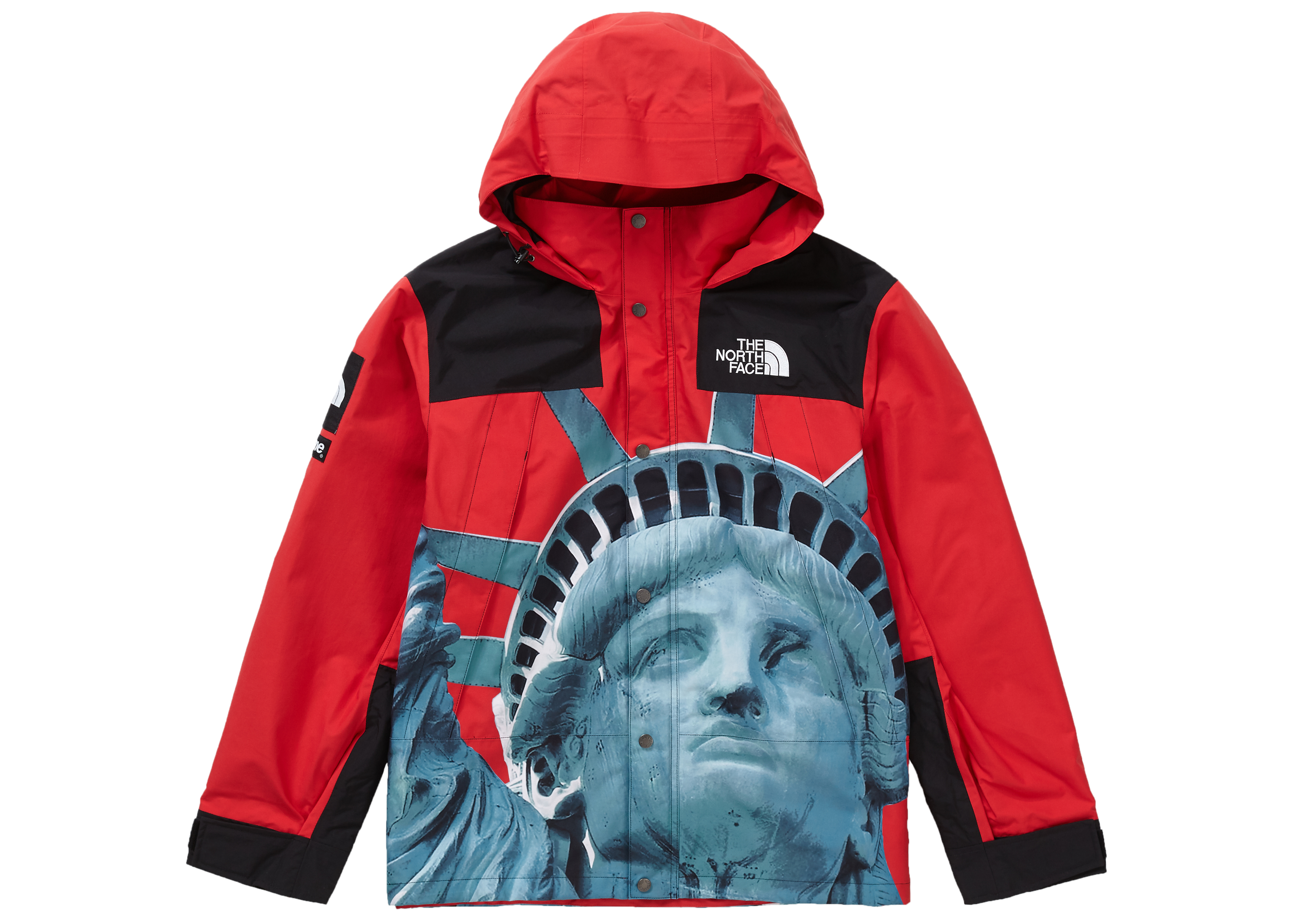 supreme tnf statue of liberty mountain jacket