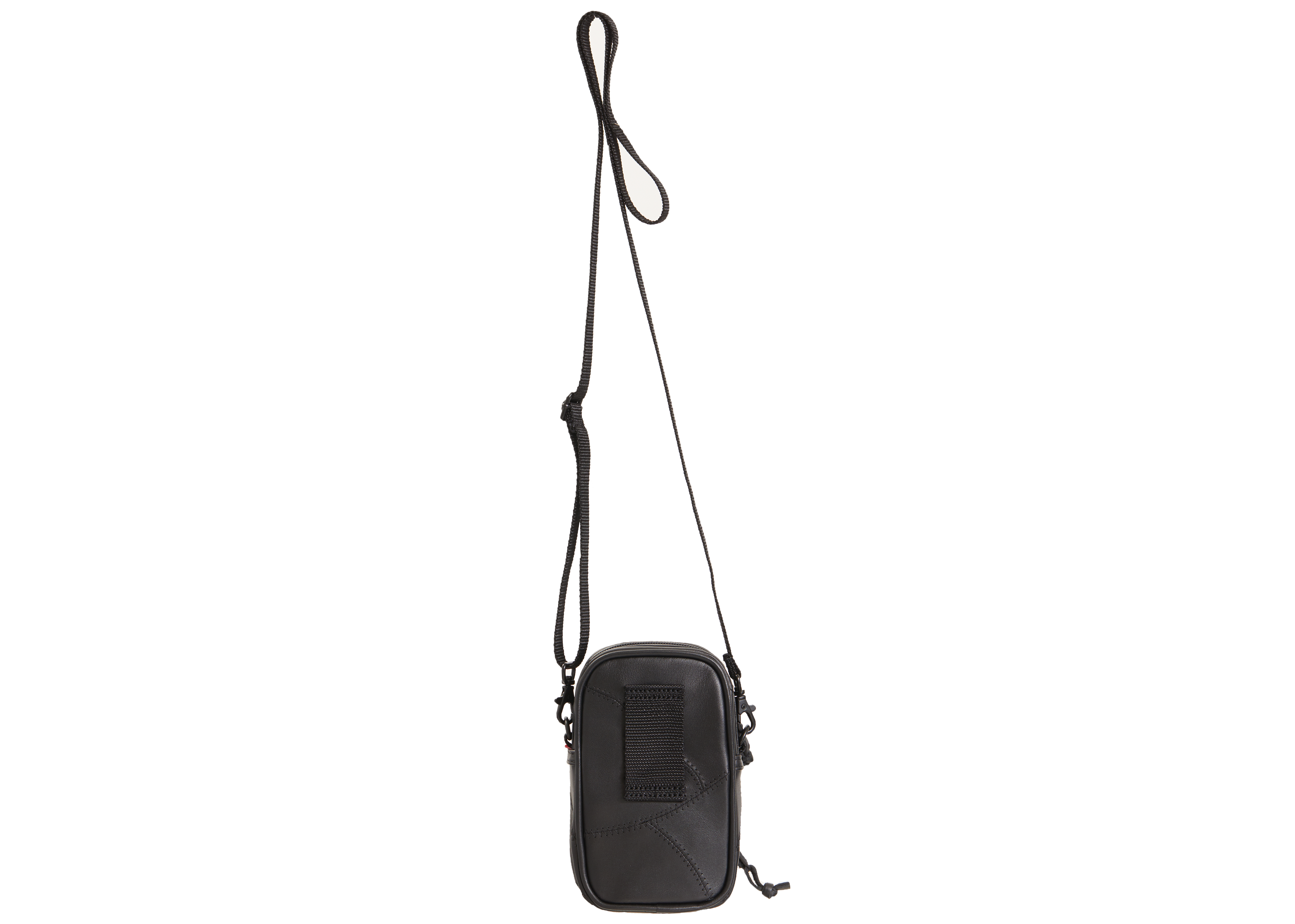 Supreme Patchwork Leather Small Shoulder Bag Black - Novelship