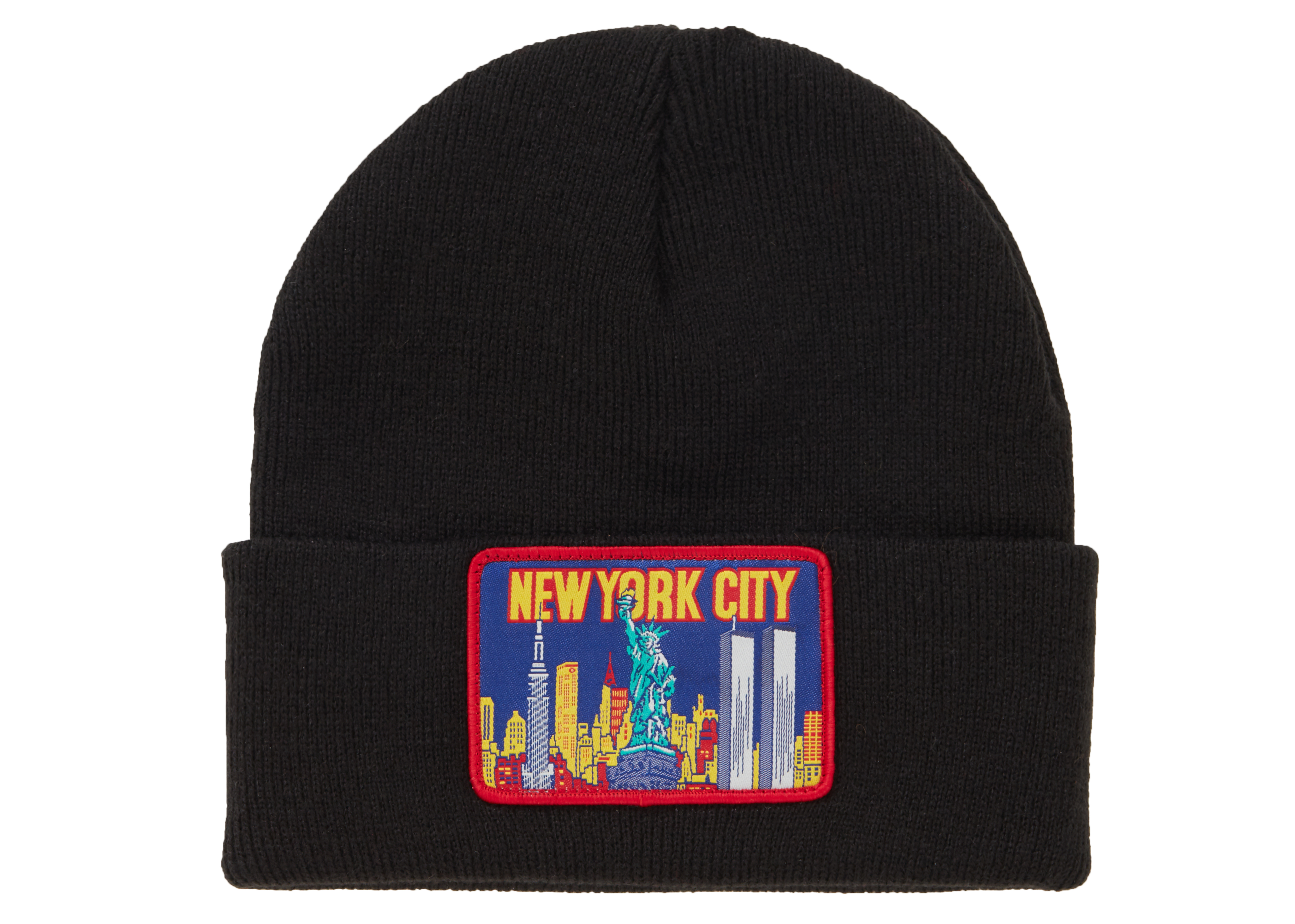 supreme ny patch beanie