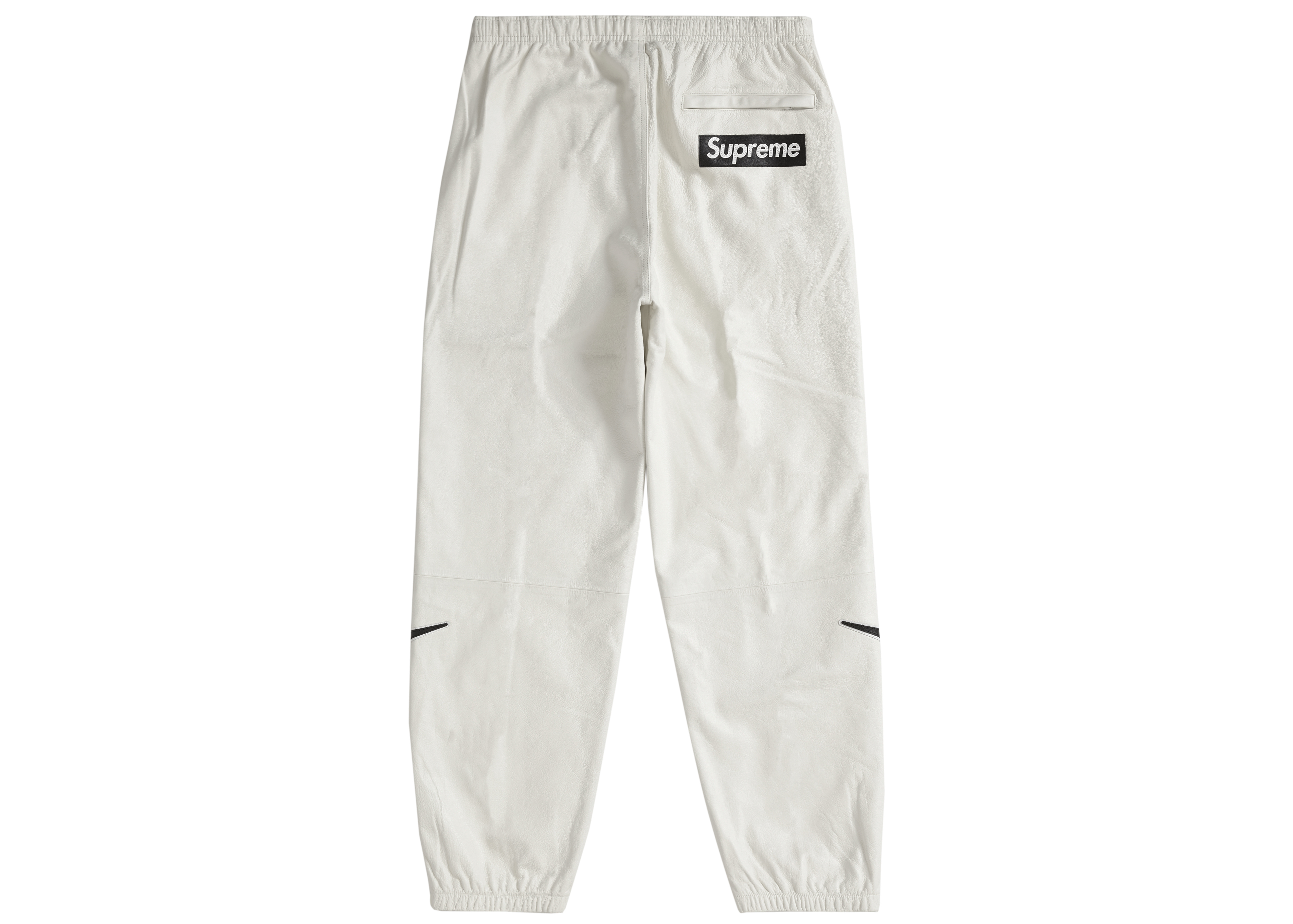 supreme nike leather warm up pant