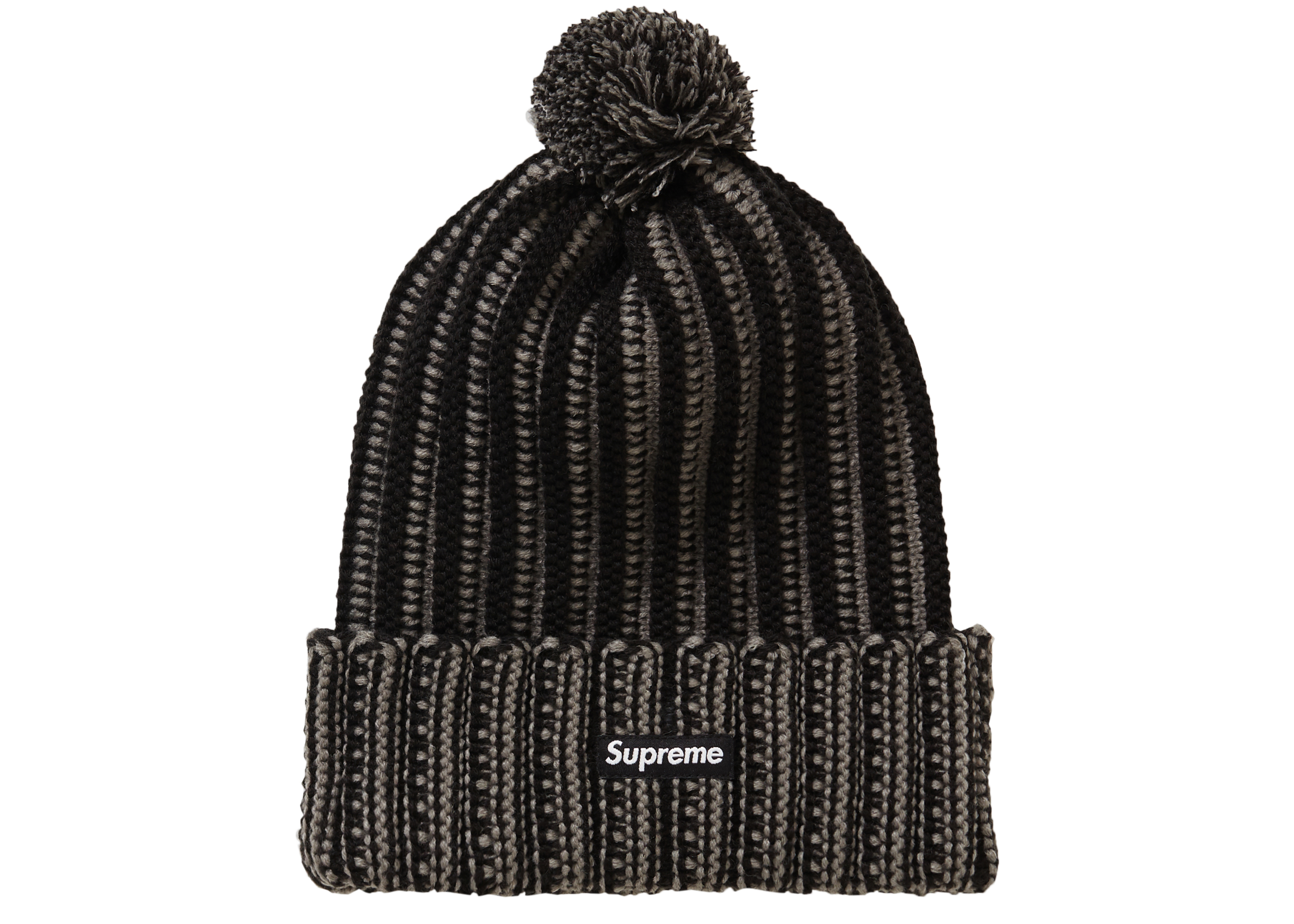 supreme contrast stripe beanie