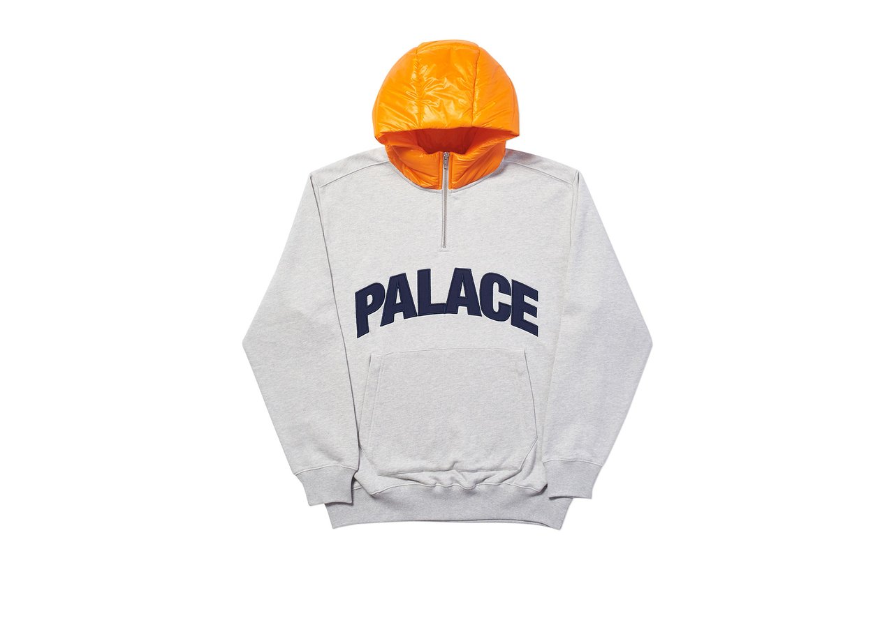 Palace Puffer Hood Grey - Novelship