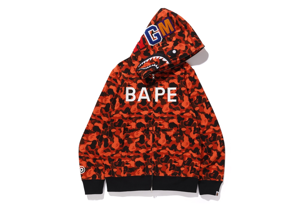 bape xo shark hoodie