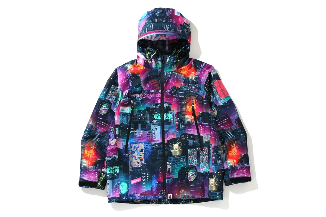 neon bape hoodie