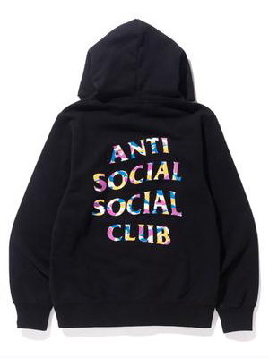 bape anti social social club hoodie