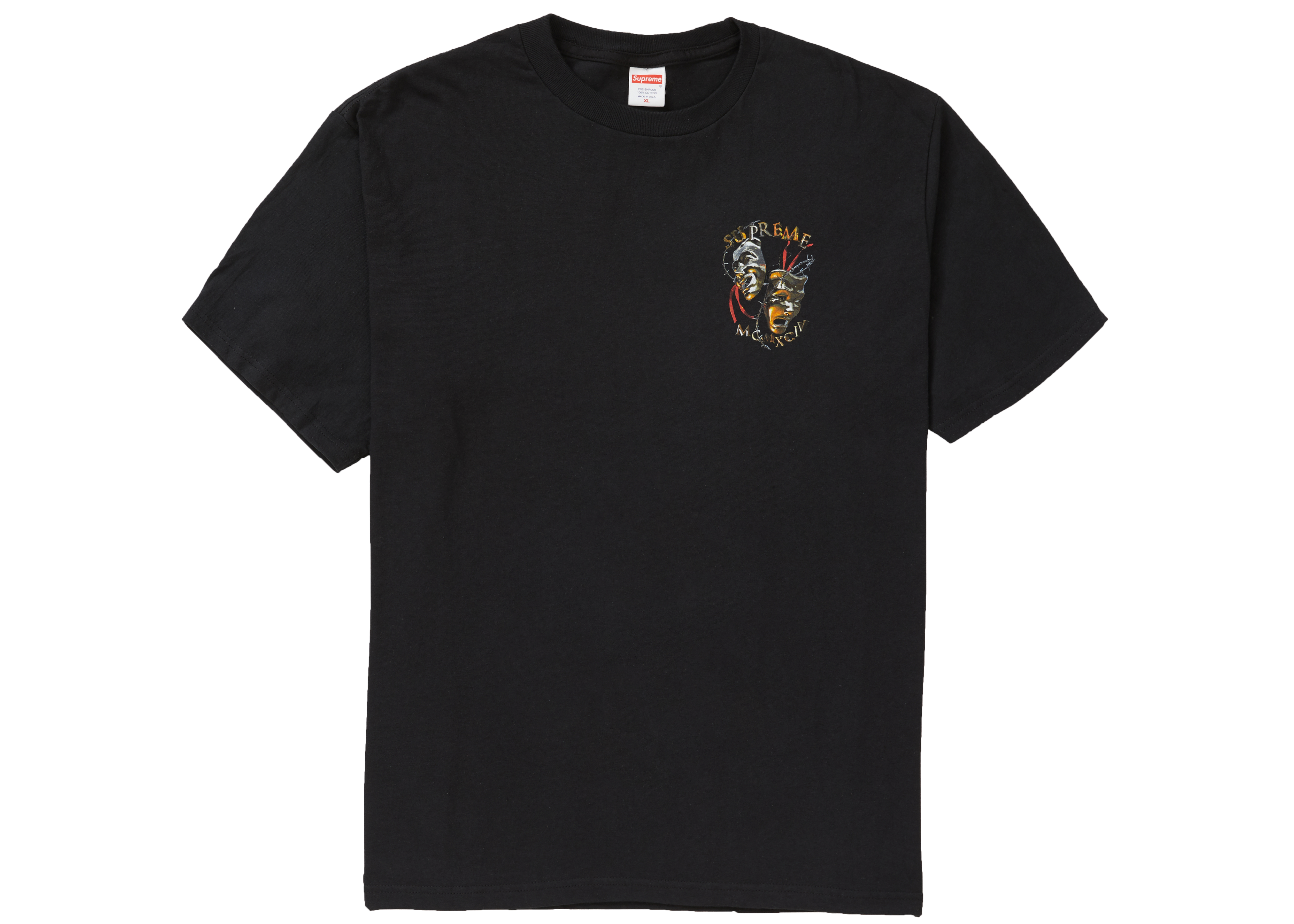 supreme laugh now tee black