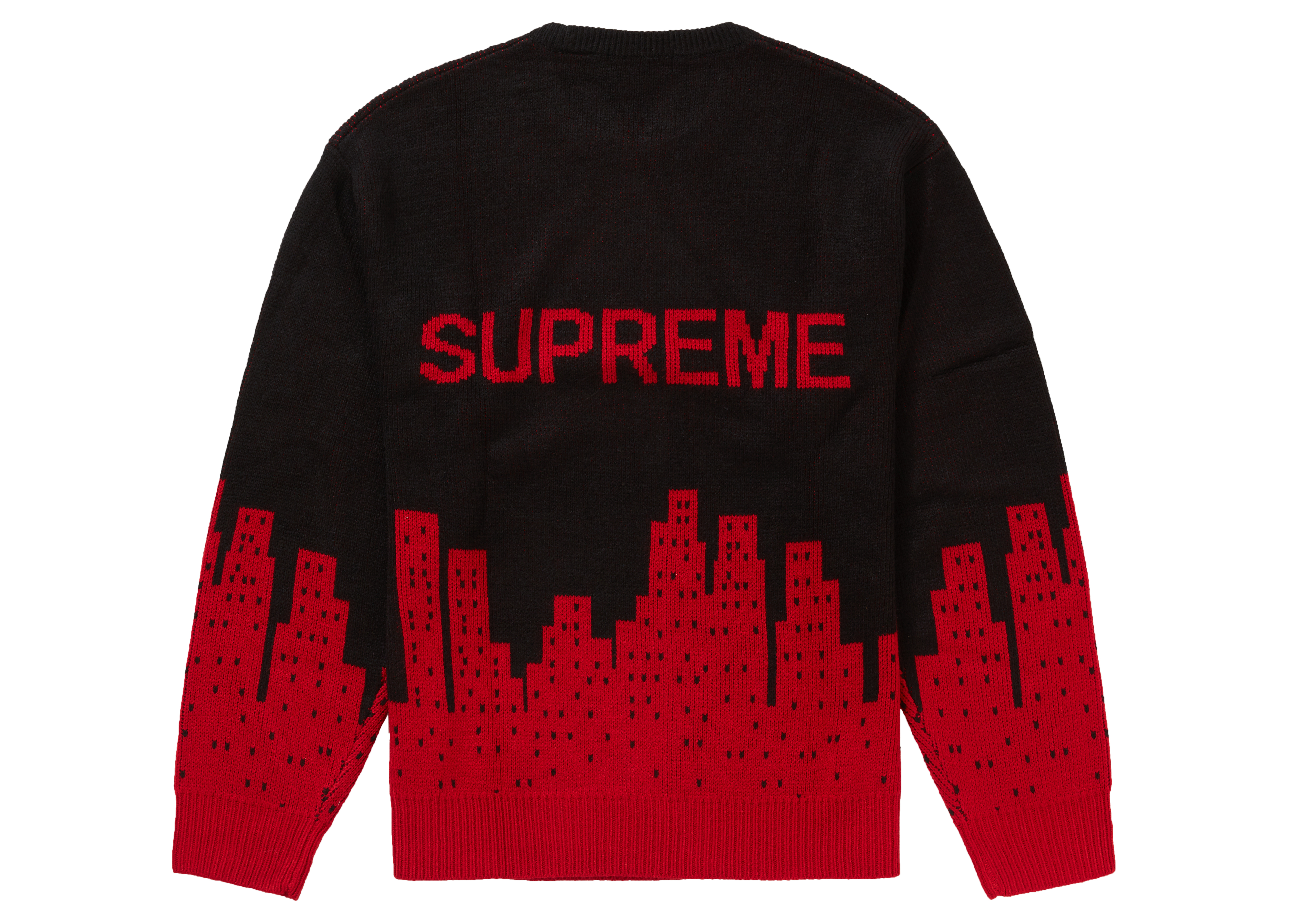 supreme black sweater