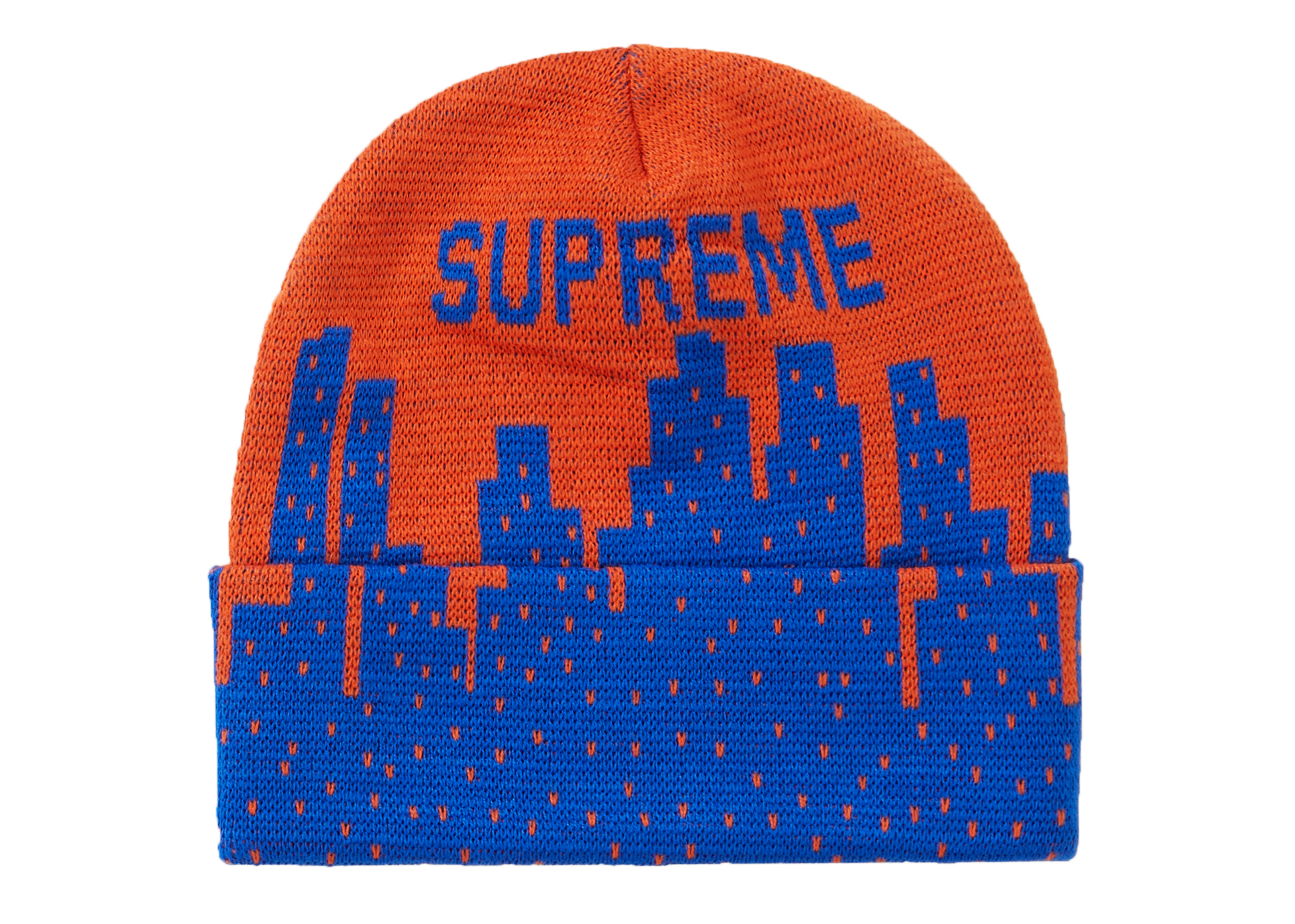 supreme orange beanie