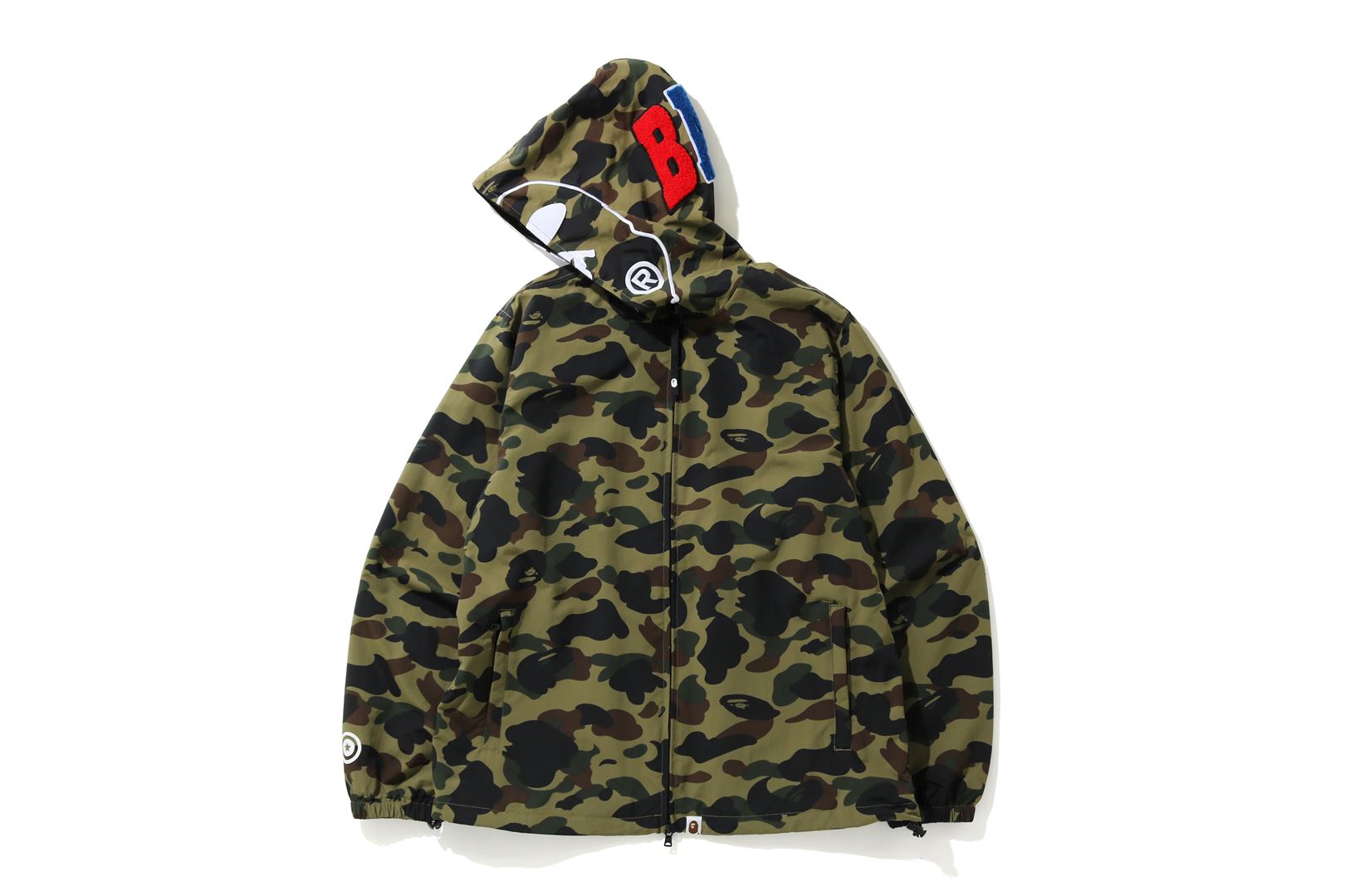 bape jacket green