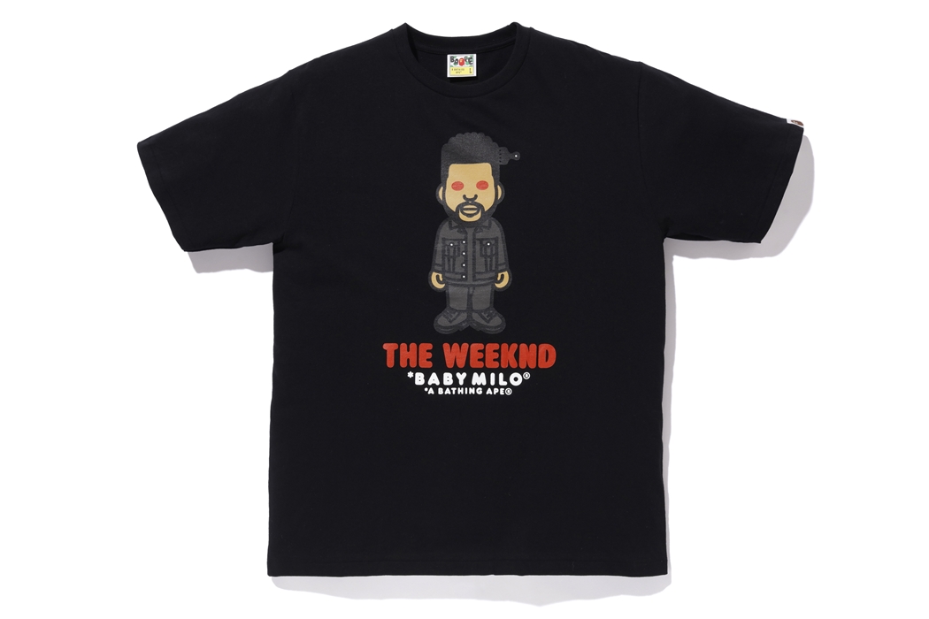 the weeknd bape t shirt