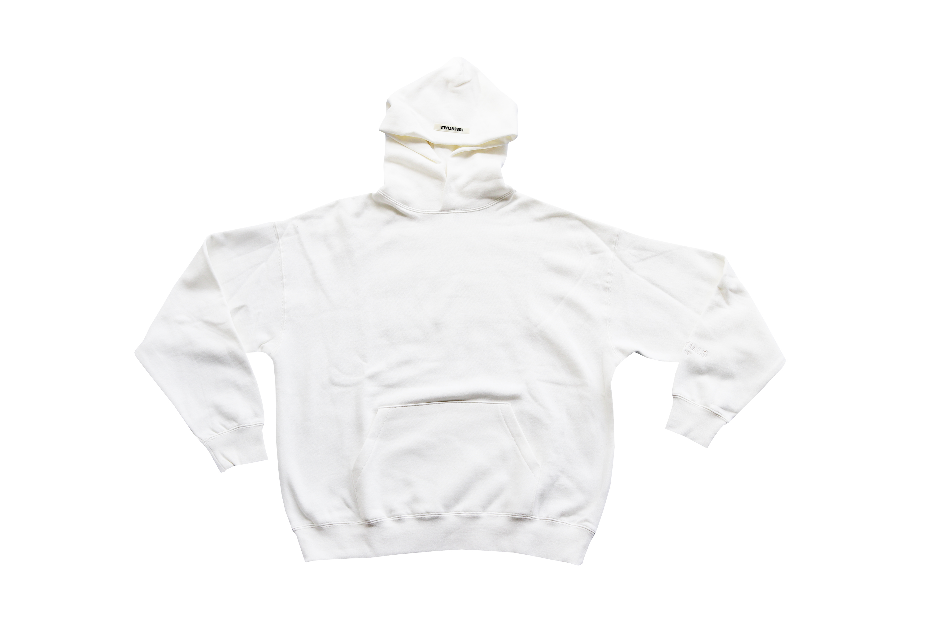 fear of god essentials los angeles 3m pullover hoodie black