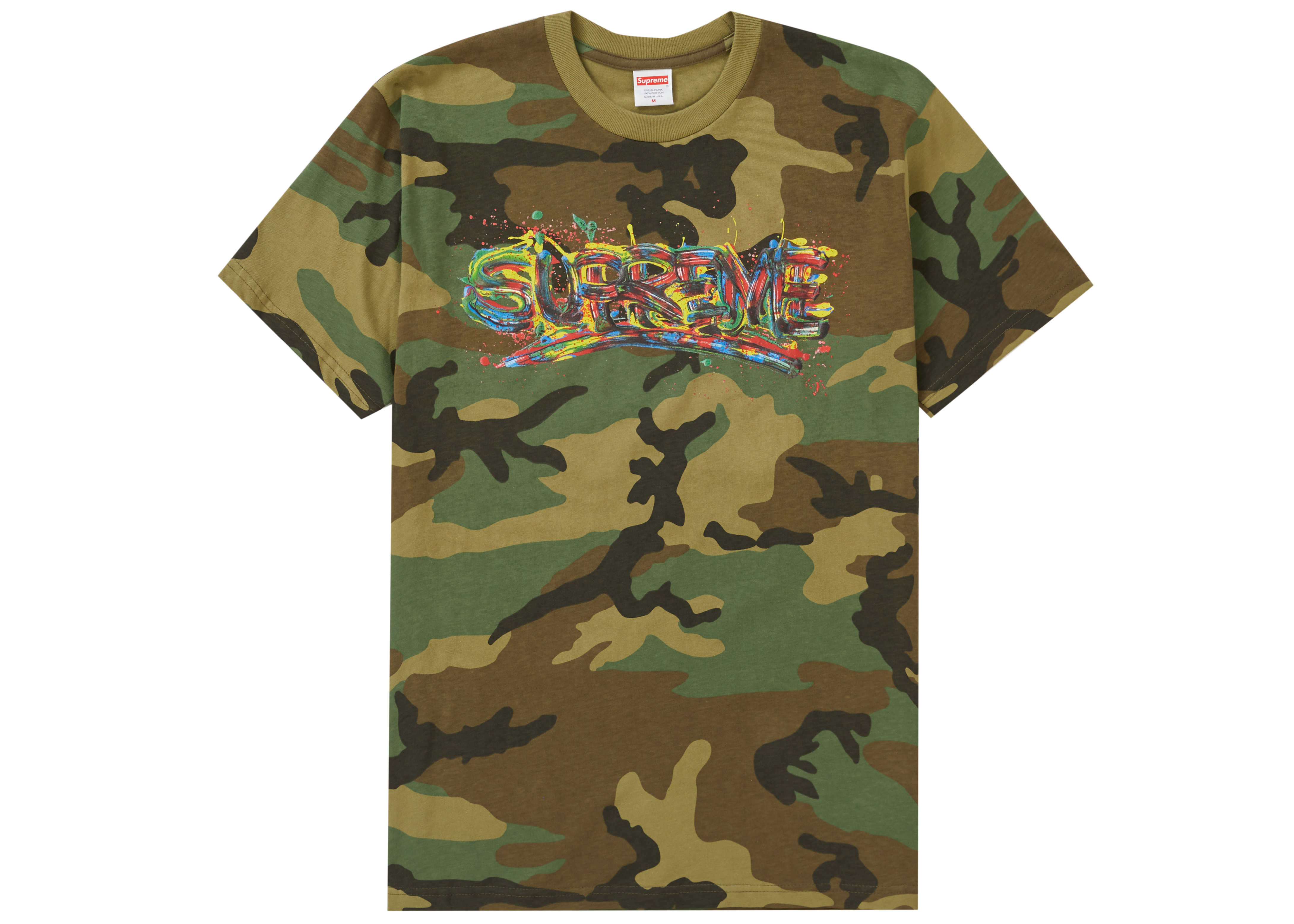 supreme camo tee