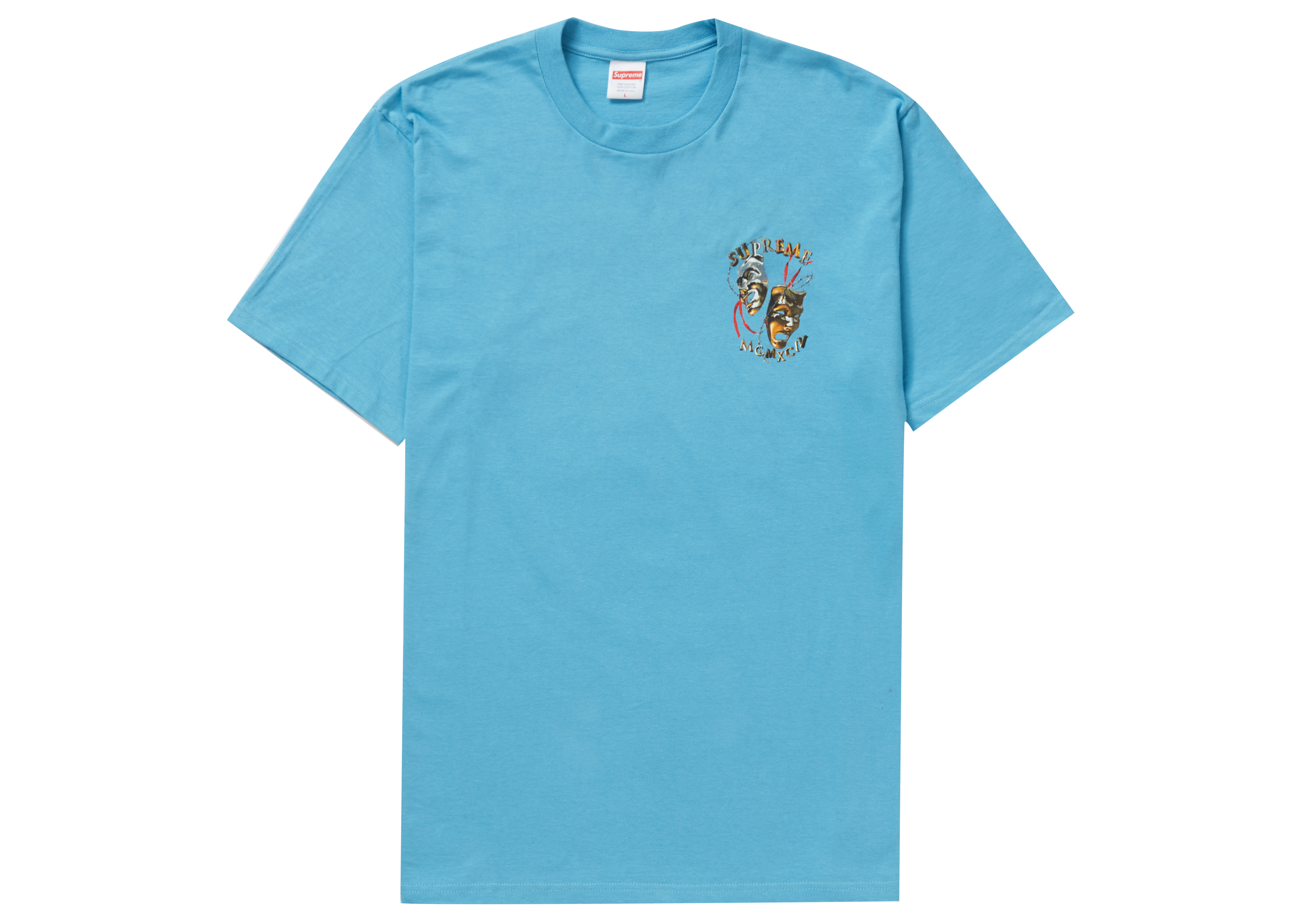 supreme laugh now tee white