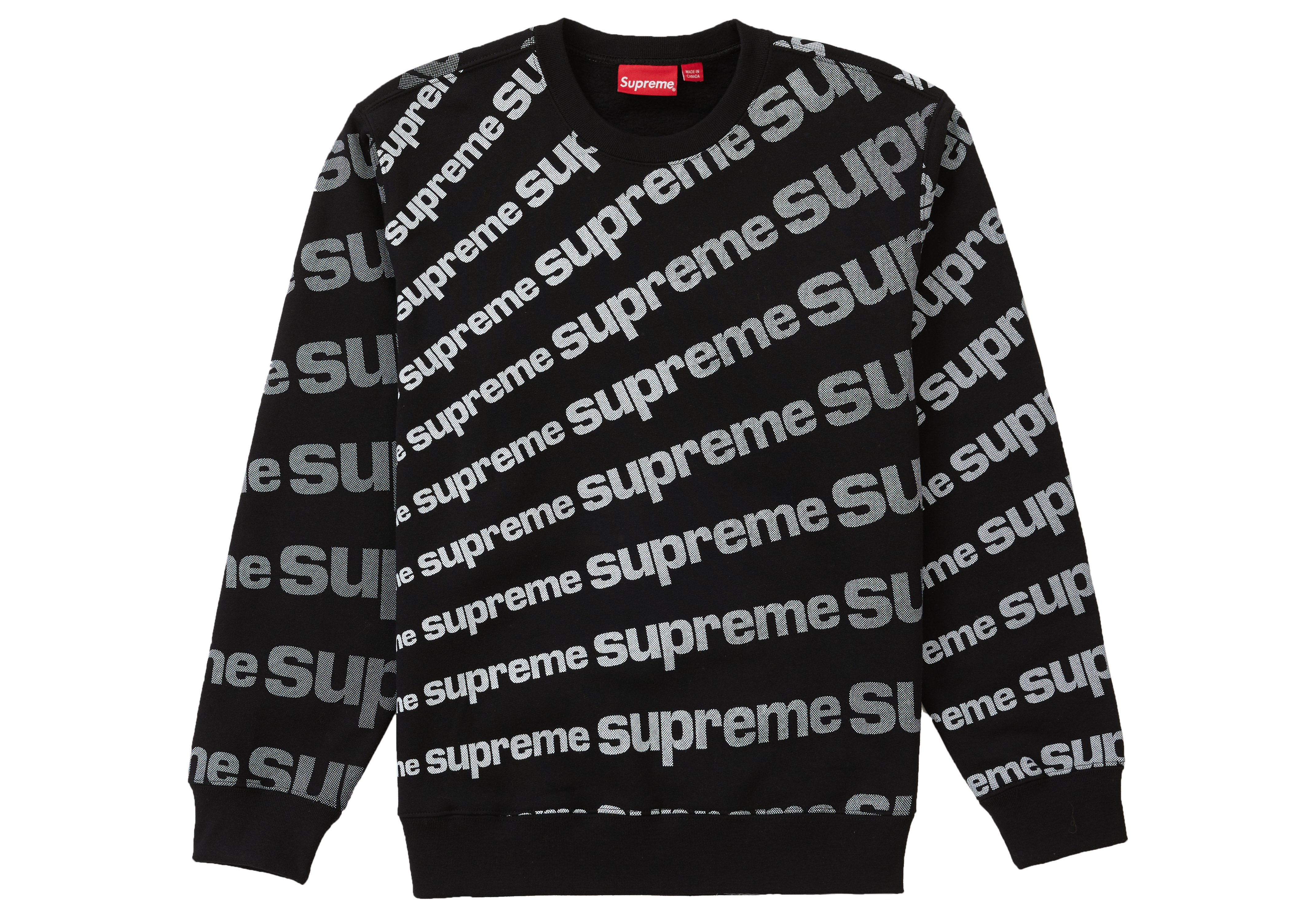 black supreme crewneck