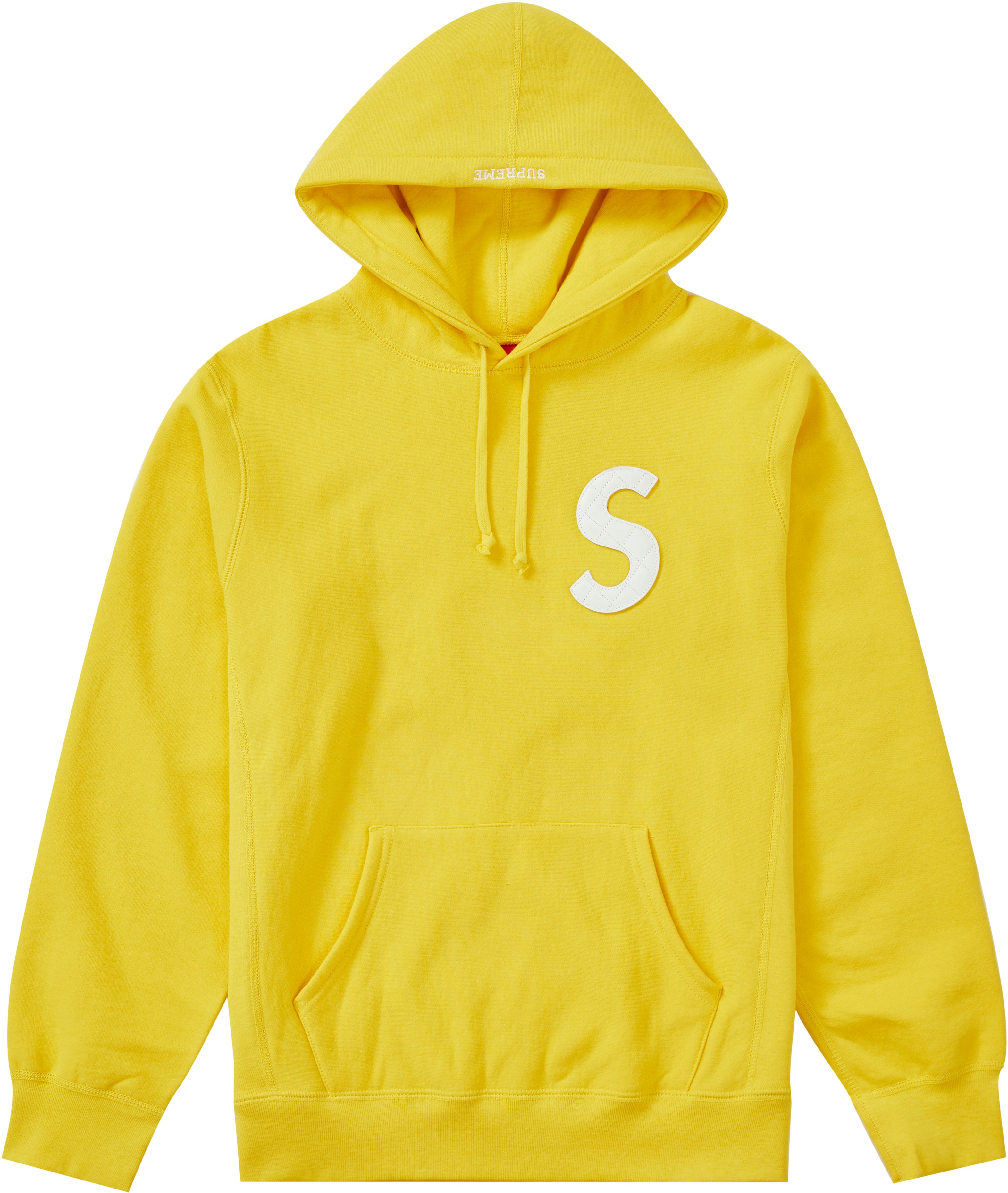 Supreme S Logo Hooded Sweatshirt (SS20) Yellow - Novelship