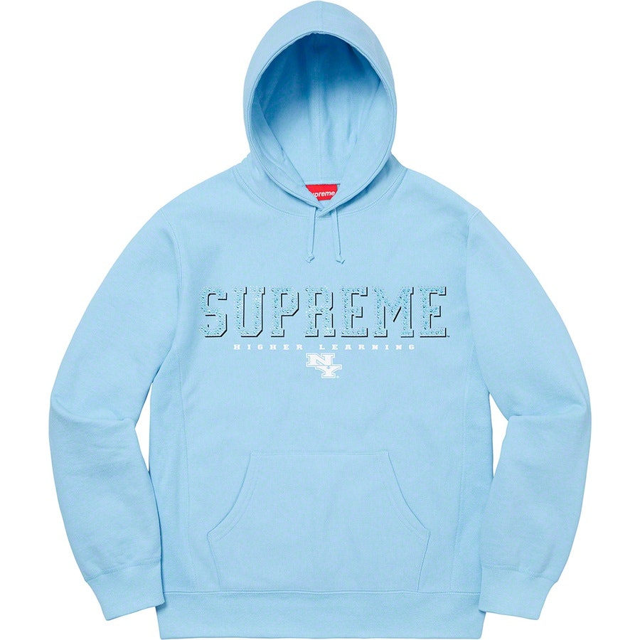 Supreme Gems Hooded Sweatshirt Ice Blue - Novelship