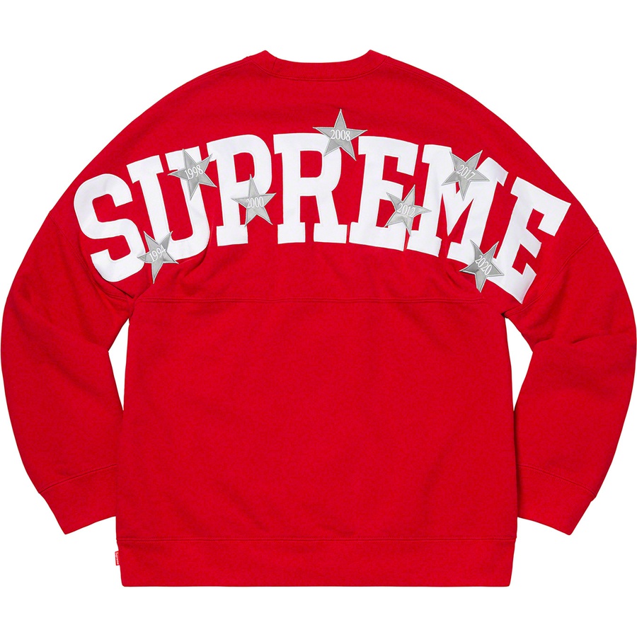red supreme crewneck