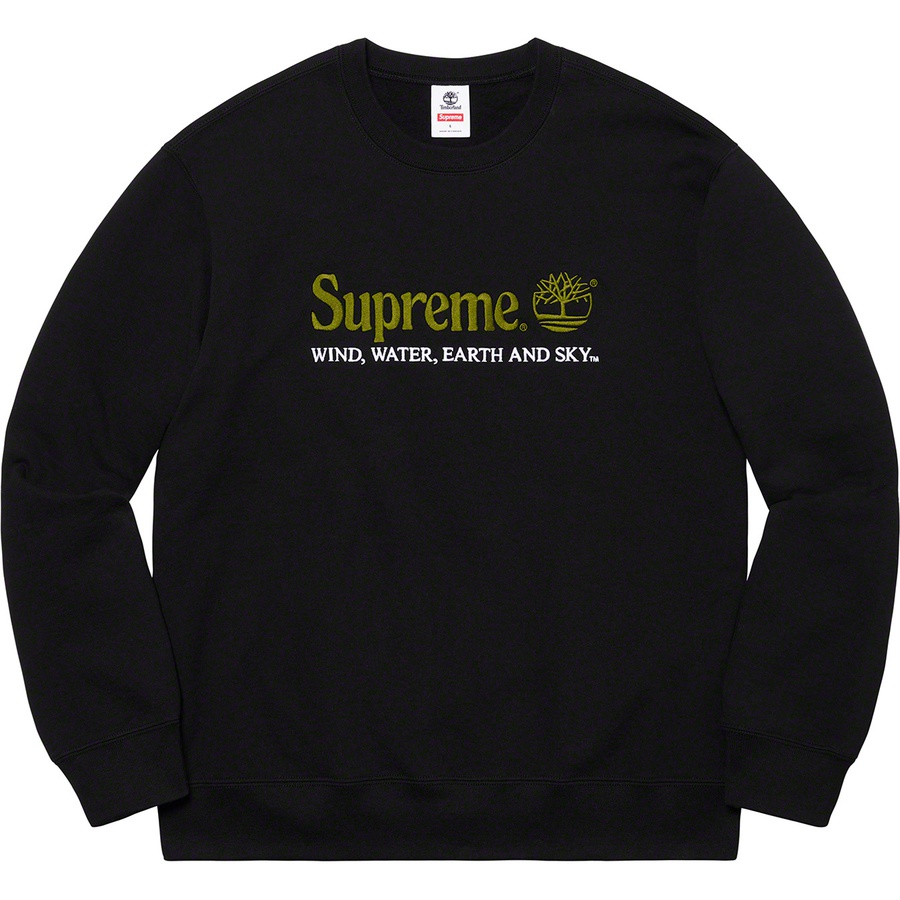 supreme x timberland crewneck