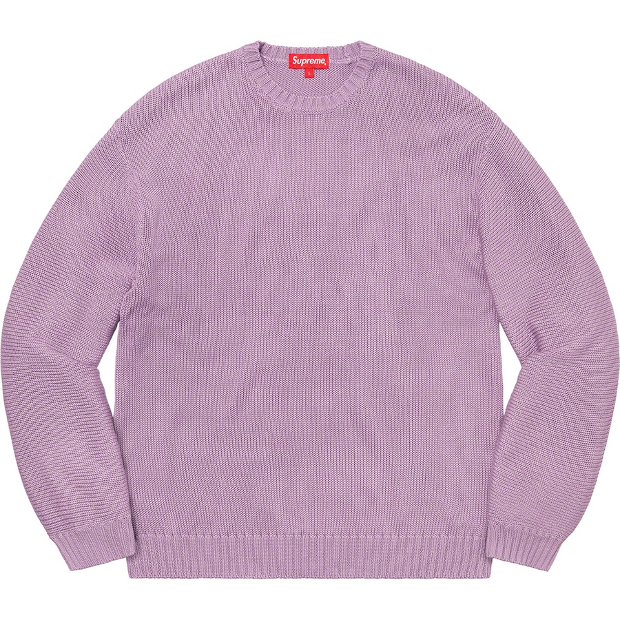 Supreme Back Logo Sweater Lilac - Novelship