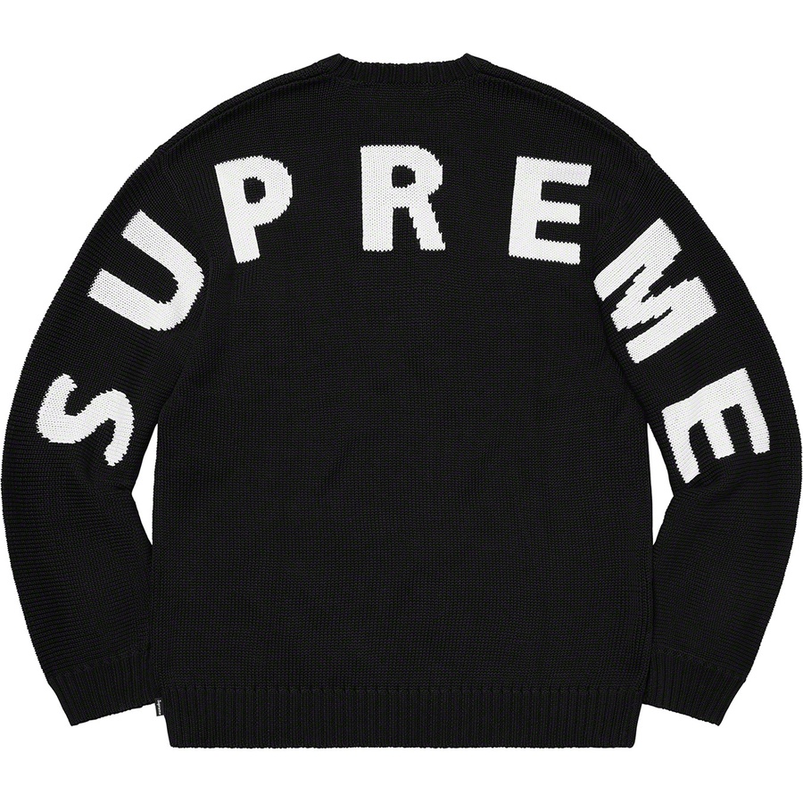 Supreme Back Logo Sweater - whirledpies.com