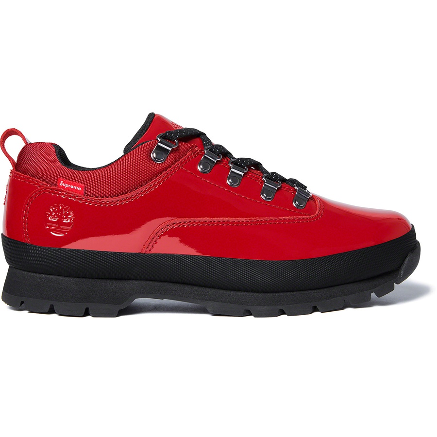 Supreme x Timberland Patent Leather Euro Hiker Low 'Red 